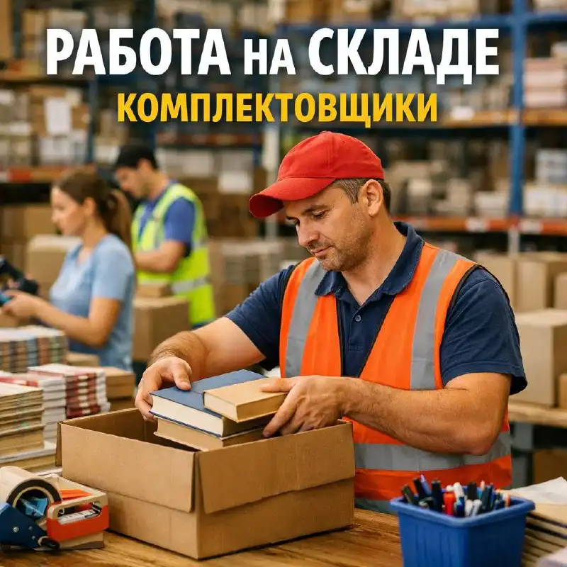 Вакансия комплектовщика на складе книг и канцелярии - Логистика (Работа) в Москва