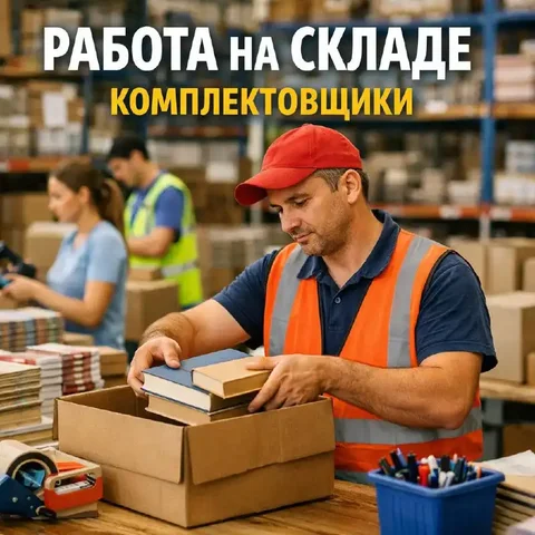 Вакансия комплектовщика на складе книг и канцелярии - Склад в Москва