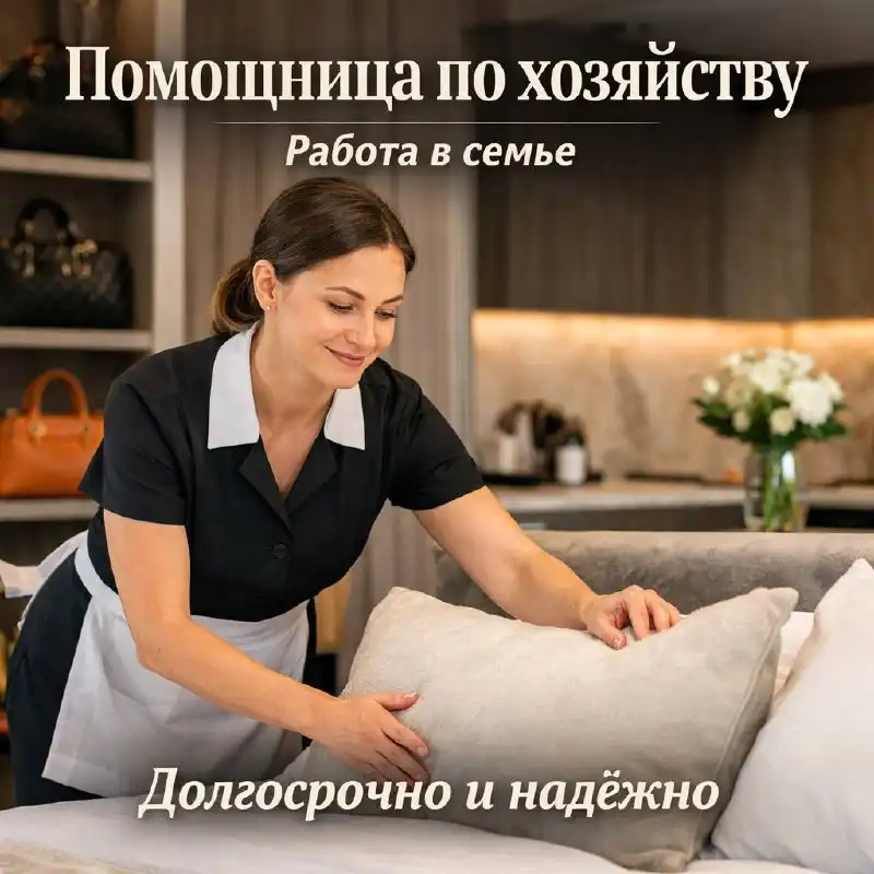 Помощница по хозяйству VIP-сервис - Клининг и бытовые услуги (Работа) в Москва