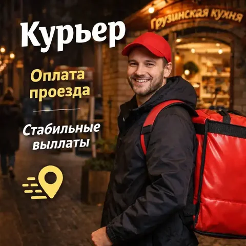 Пеший курьер для ресторана грузинской кухни - Модели в Москва
