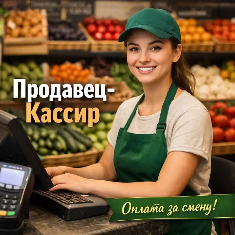 Вакансия продавца-кассира в магазине овощей и фруктов - Продажи (Работа) в Москва