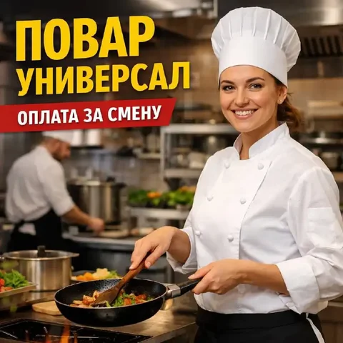 Вакансия повара-универсала и повара-кассира для новой столовой - частное объявление в Москва