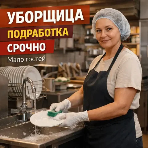 Уборщица-посудомойка в столовой - частное объявление в Москва