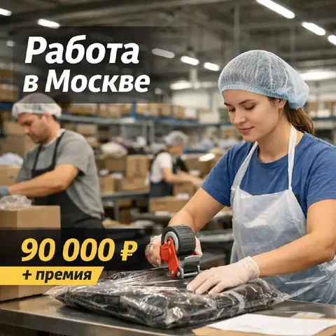 Вакансия упаковщика и разнорабочего на производство - частное объявление в Москва