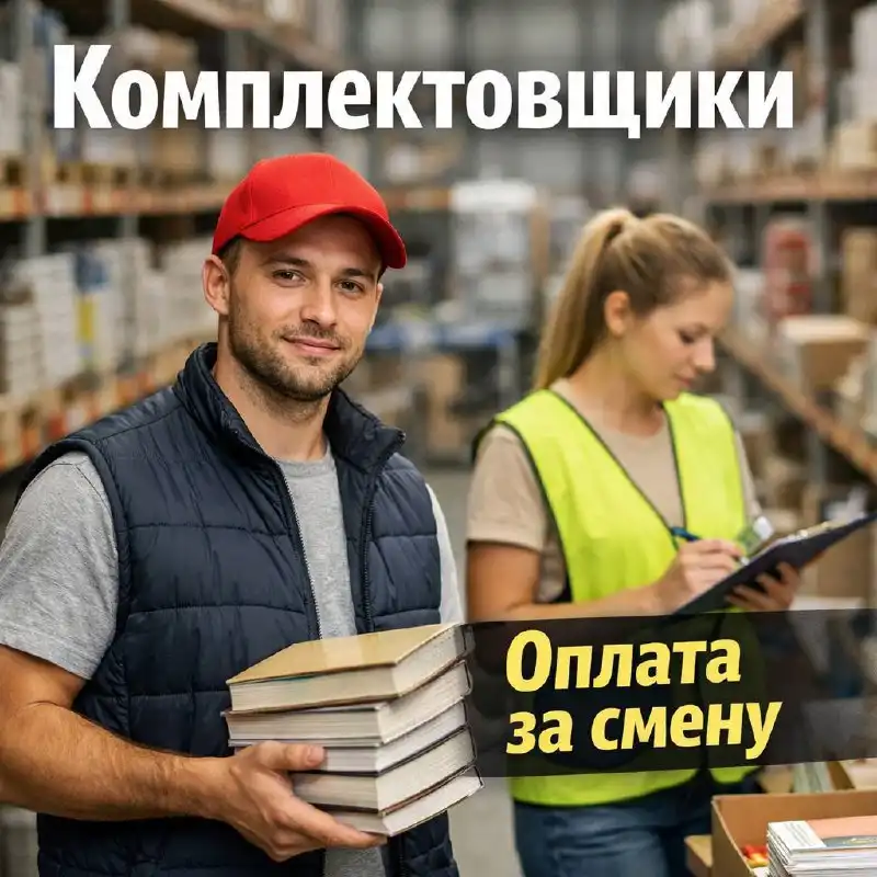Вакансия комплектовщика на складе книг и канцелярии - Логистика (Работа) в Радумля