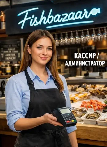 Вакансия кассира/администратора в Fishbazaar Москва - Вакансии в Москва