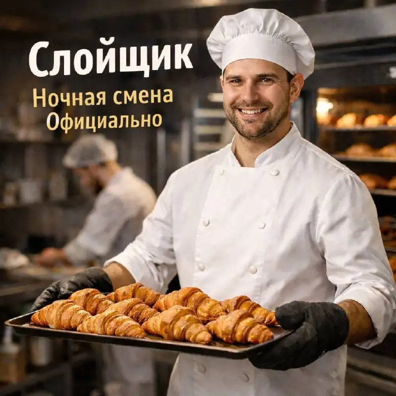 Вакансия специалиста в отдел слойки/кондитер в пекарне - Вакансии (Работа) в Москва