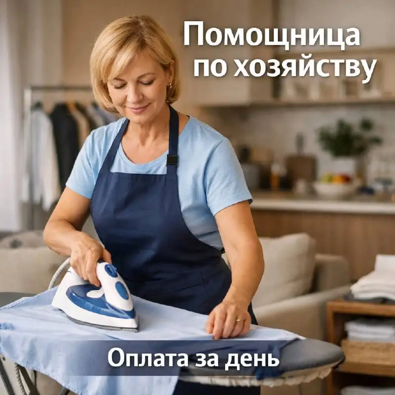 Помощница по хозяйству без проживания - Уборка и клининг (Работа) в Москва