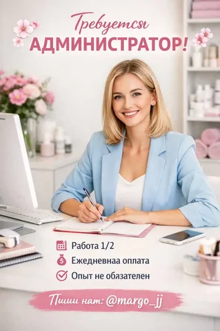 Вакансия администратора от прямого работодателя - Работа в Москва