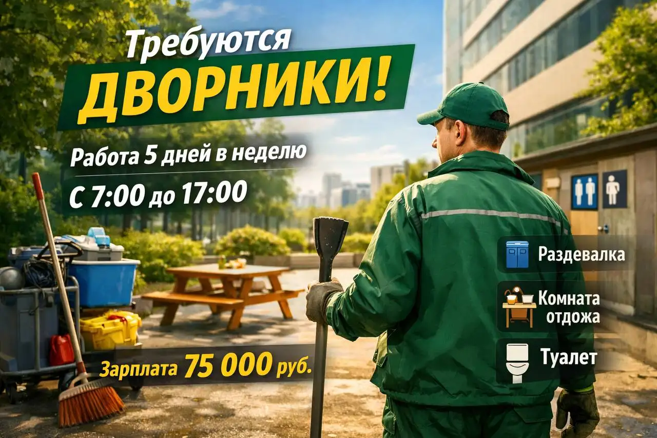 Вакансия дворника в Москве - Клининг (Работа) в Москва