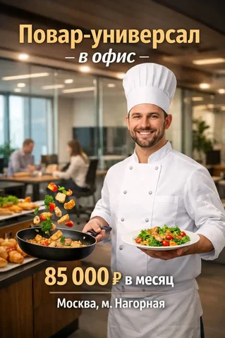 Вакансия повара-универсала в офис - Сборка мебели в Москва
