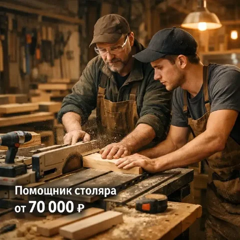 Вакансия помощника столяра в Королеве - Работа в Королев