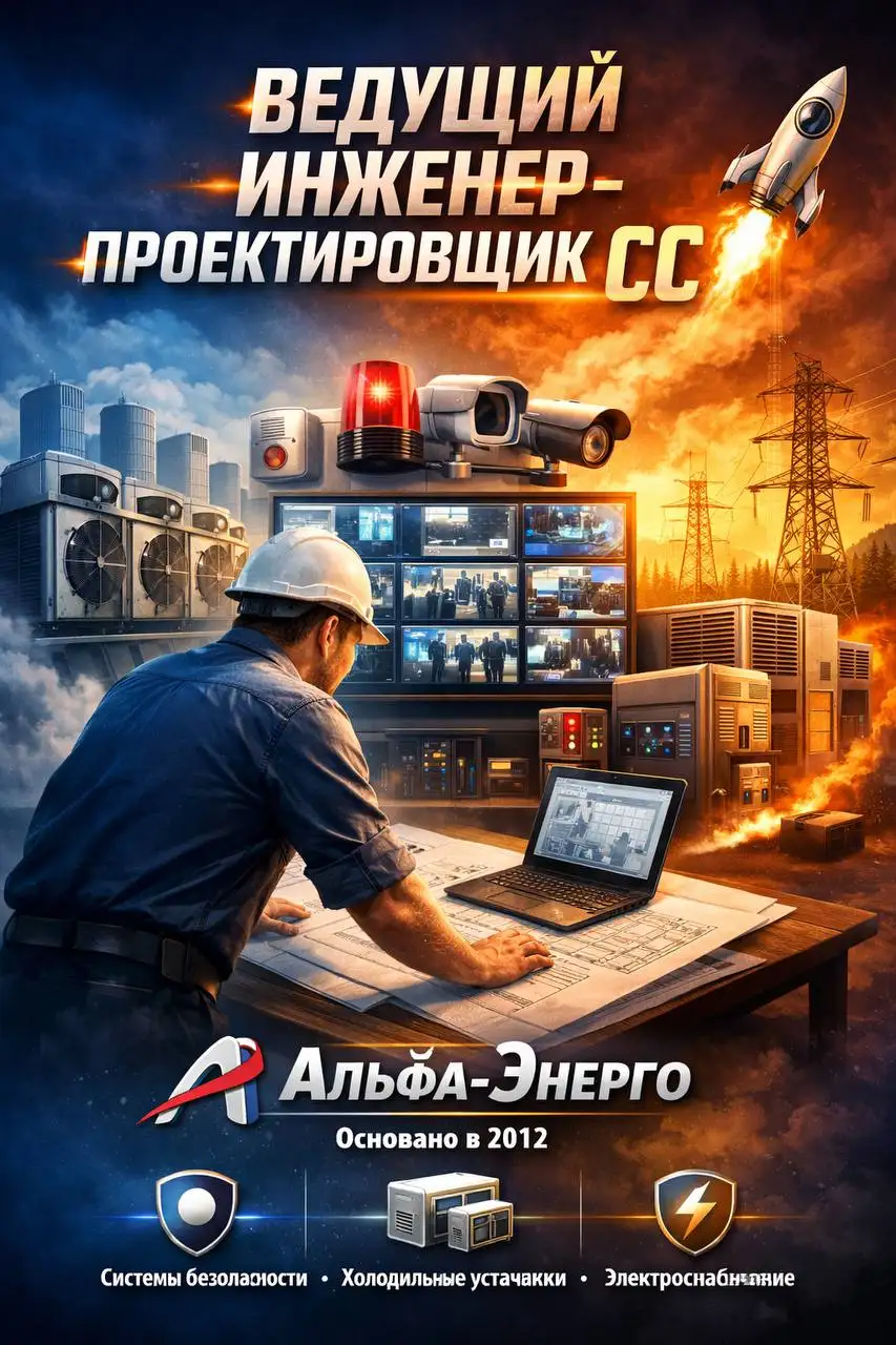 Вакансия ведущего инженера-проектировщика СС - Инженерия (Работа) в Москва