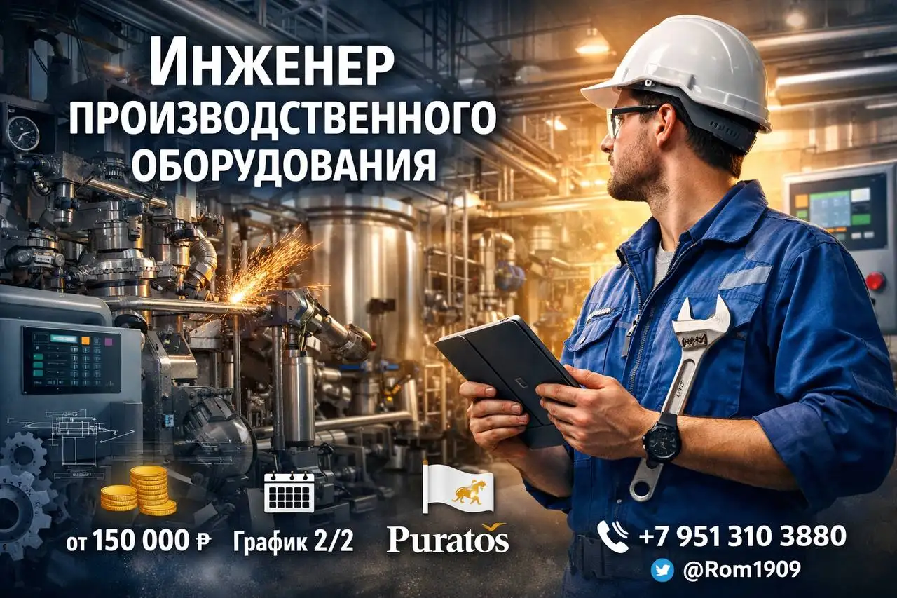 Инженер производственного оборудования Puratos в Подольске - Производство (Работа) в Подольск