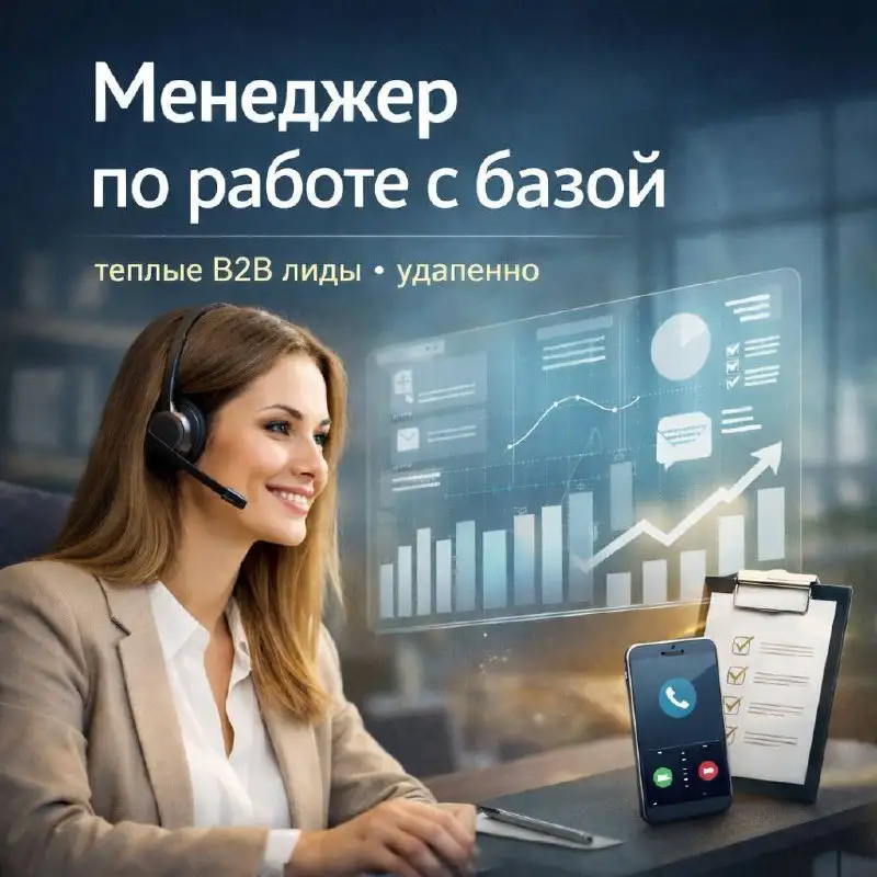 Менеджер работы с базой (Реаниматолог) - Продажи (Работа) в Москва