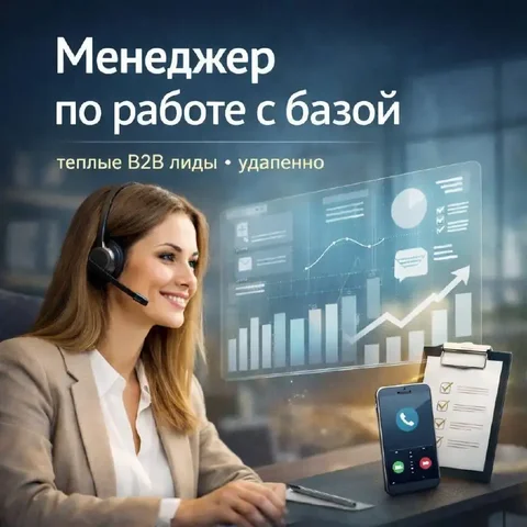 Менеджер работы с базой (Реаниматолог) - Уборка, посудомойка в Москва