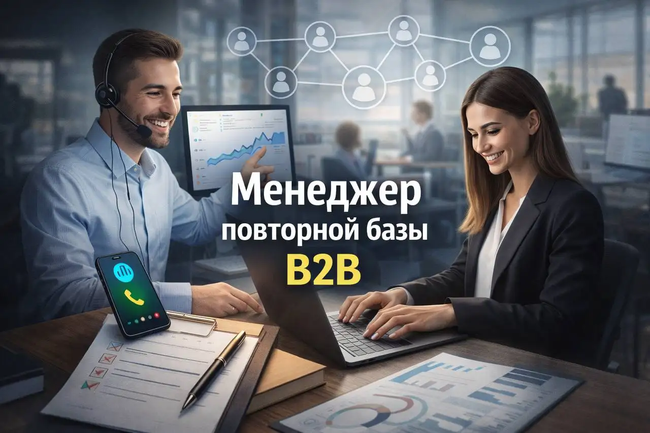 Менеджер повторной базы (фермер) - Продажи (Работа) в Москва