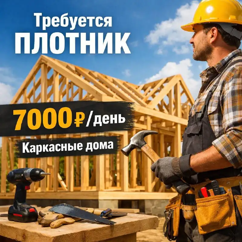 Плотник для каркасных домов - Строительные услуги (Услуги) в Фряново