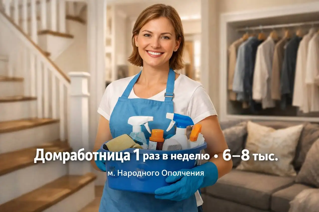Домработница на неполный день - Домработница (Работа) в Москва