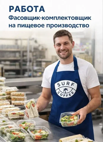 Вакансия фасовщика-комплектовщика в сети Surf Coffee - Уборка, посудомойка в Москва