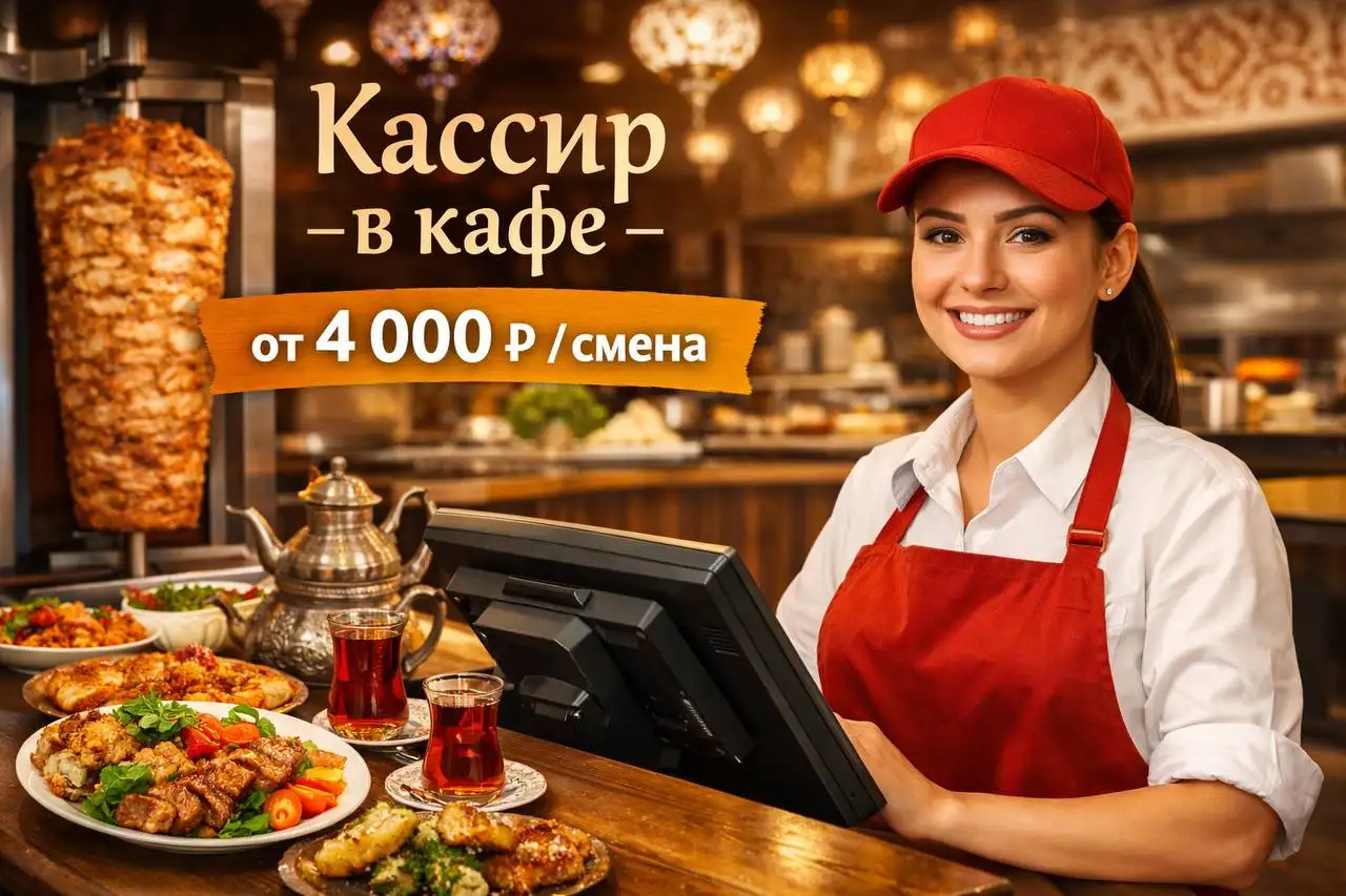 Вакансия кассира в кафе турецкой кухни - Вакансии (Работа) в Москва