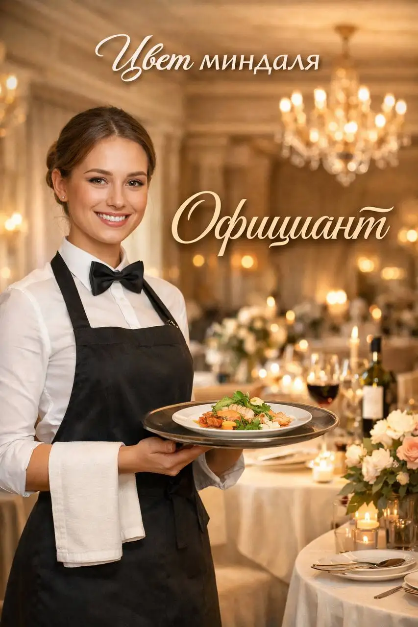 Вакансия официанта в кафе-банкетном зале «Цвет миндаля» - Вакансии (Работа) в Москва