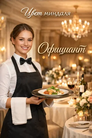 Вакансия официанта в кафе-банкетном зале «Цвет миндаля» - Вакансия в Москва