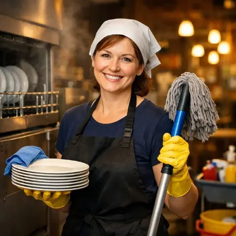 Вакансия посудомойщицы-уборщицы - Доставка/Курьер в Москва