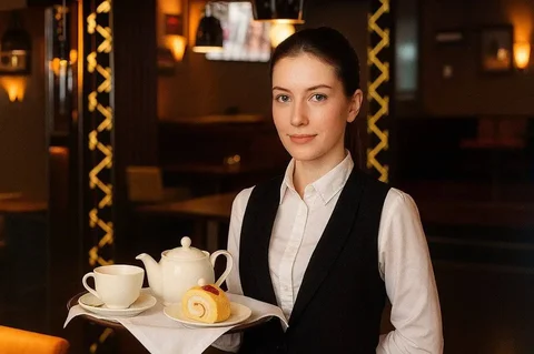 Вакансия официанта в корпоративном ресторане - IT-продажи в Москва