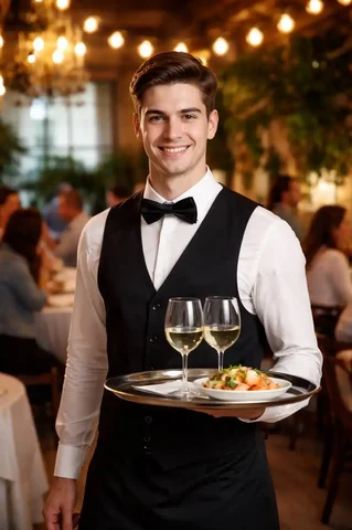 Вакансия официанта в ресторане - Продавец в Москва