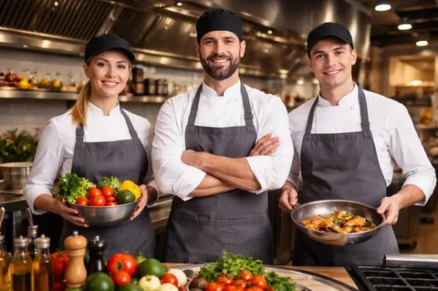 Вакансии повара, заготовщика и повара-универсала в ресторане/кафе - Вакансии в сфере обслуживания в Москва