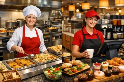 Вакансии повара линии раздачи и кассира-продавца - Вахта в Москва