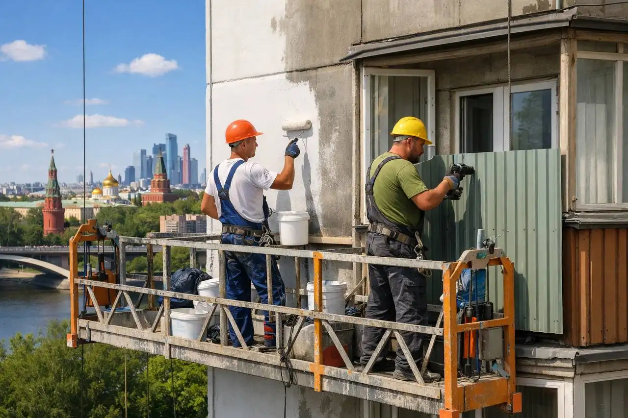 Рабочий на фасадные работы в Москве - Строительство (Работа) в Москва