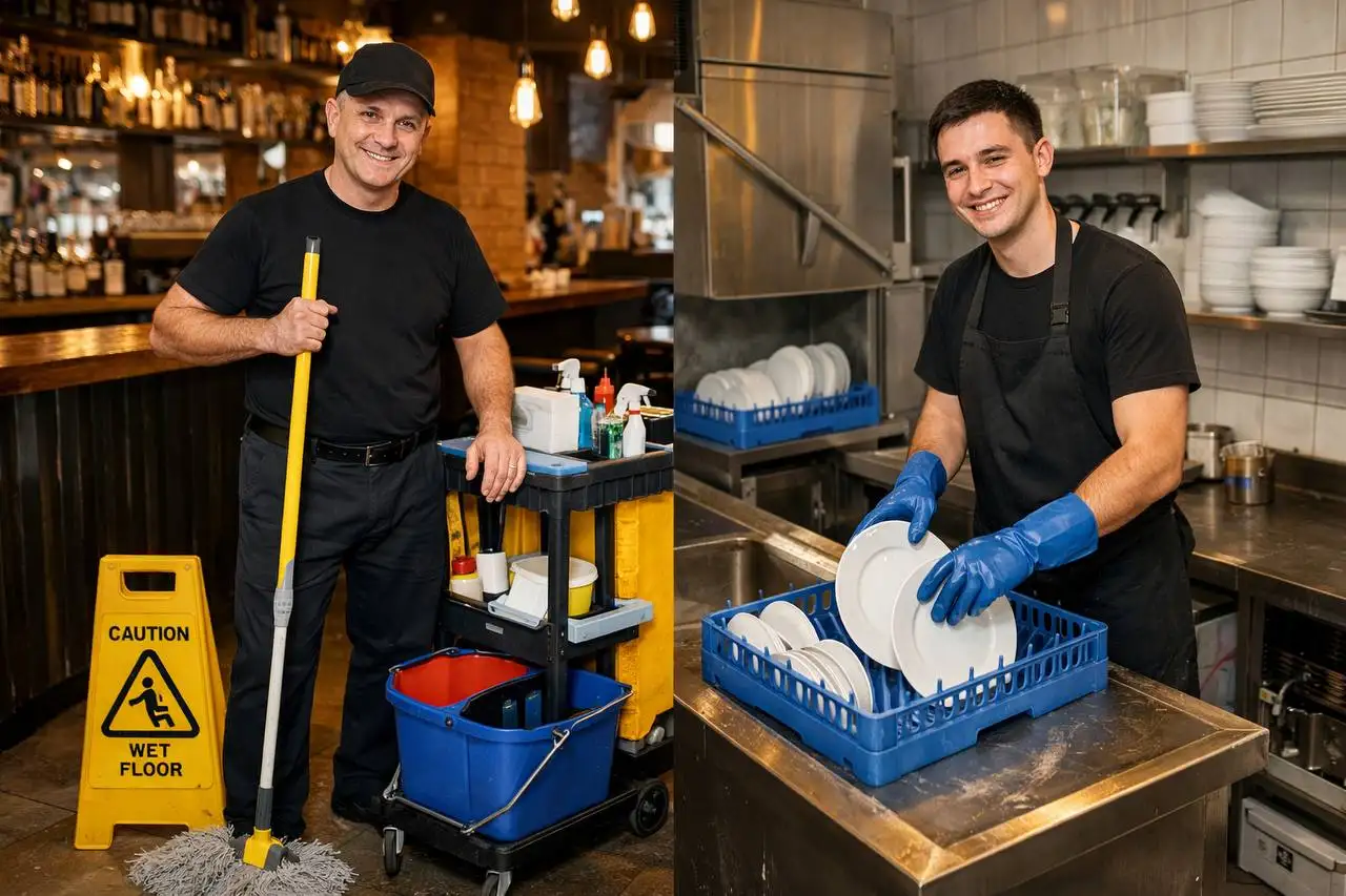 Вакансии уборщика и посудомойщика-уборщика в Москве - Работа в Москва