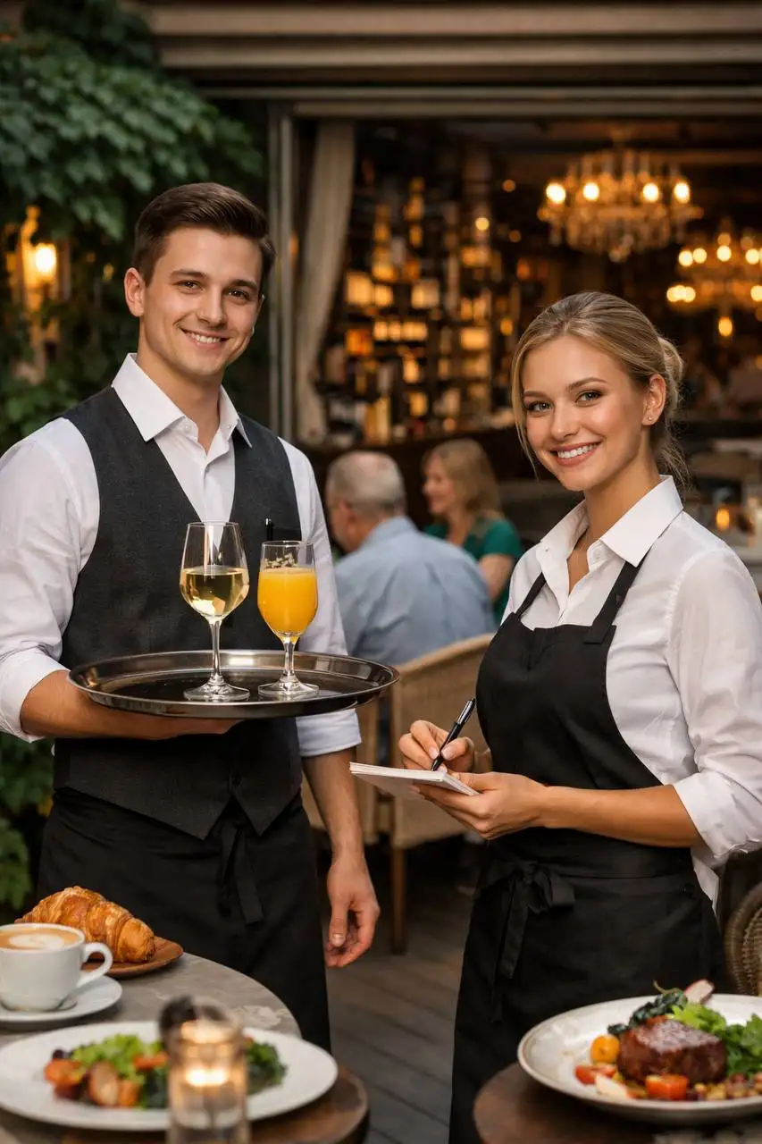 Вакансия официанта в ресторане - Работа в Москва