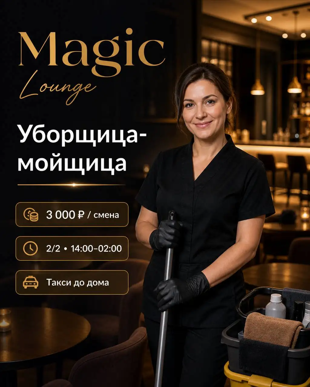 Уборщица-мойщица - Работа в Москва
