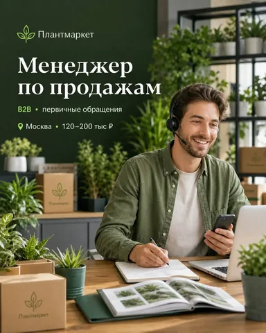 Менеджер по продажам в сегменте B2B - частное объявление в Москва