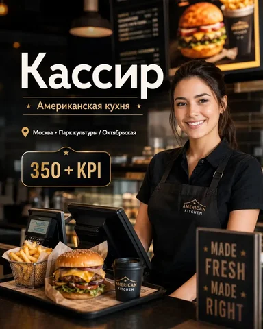 Вакансия кассира в корнер американской кухни - Бариста в Москва