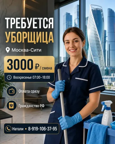 Уборщица в Москва Сити - Плотники и столяры в Москва