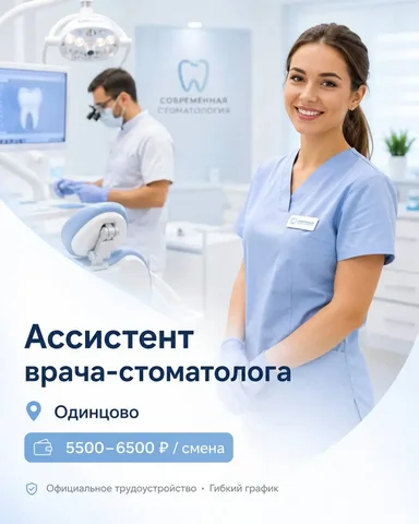Ассистент врача стоматолога - Вакансия в Одинцово