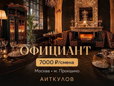 Офицант - Строительство и отделка в Москва