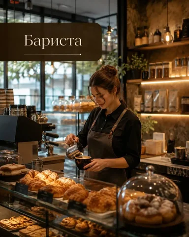 Вакансия бариста - частное объявление в Москва