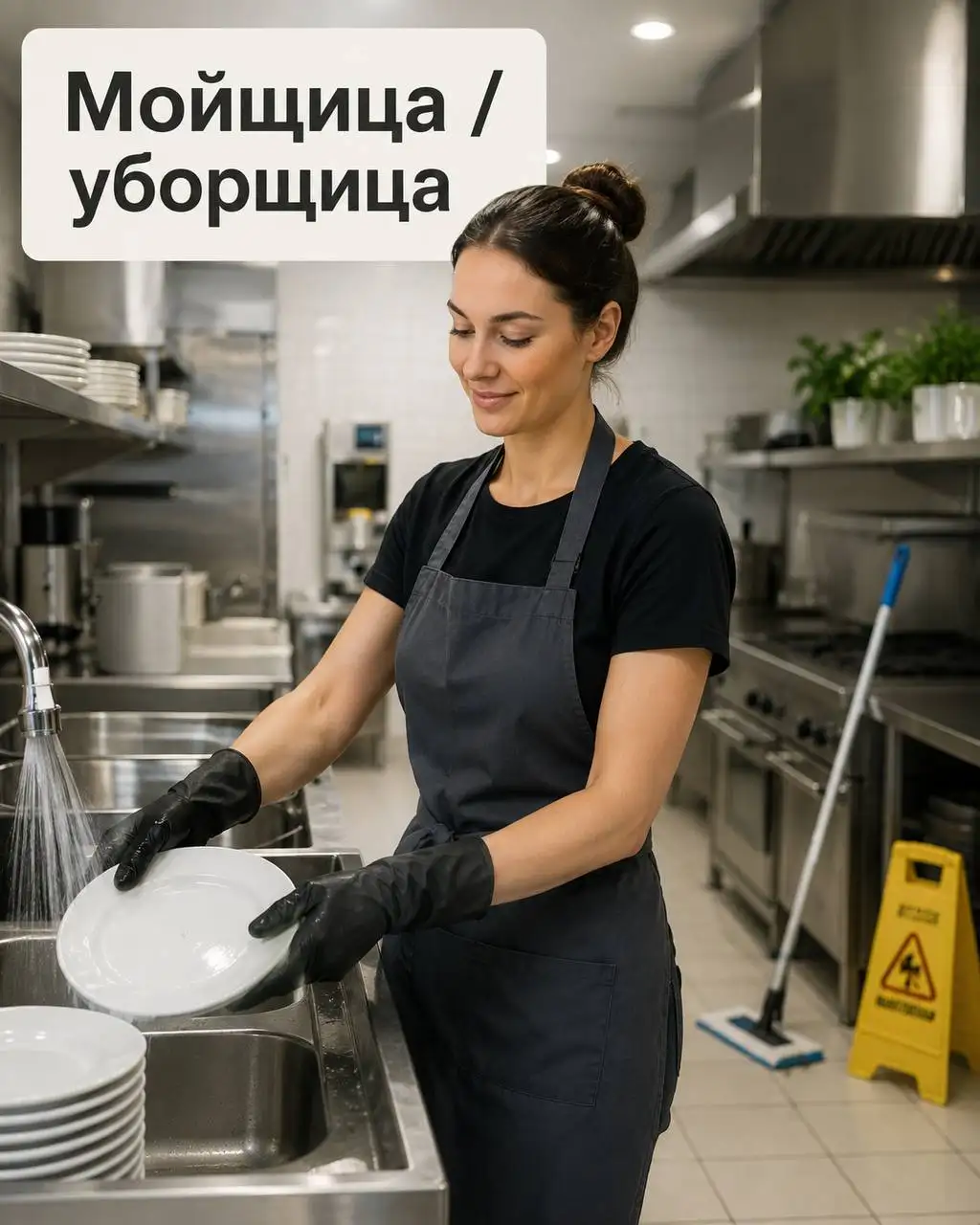 Уборщица / мойщица - Уборка и клининг (Работа) в Москва