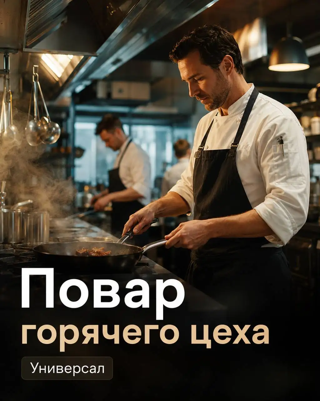 Повар горячего цеха универсал - Рестораны/Кафе (Работа) в Москва