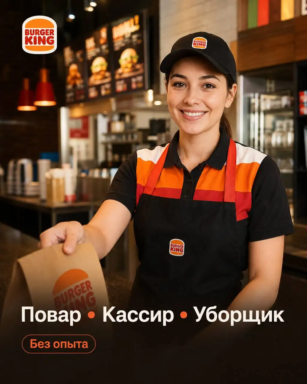 Вакансии в Burger King - Рестораны/Кафе (Работа) в Москва