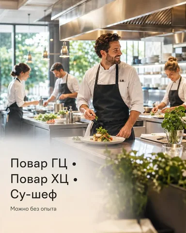 Вакансия повара в ресторан LEA - Логистика в Москва