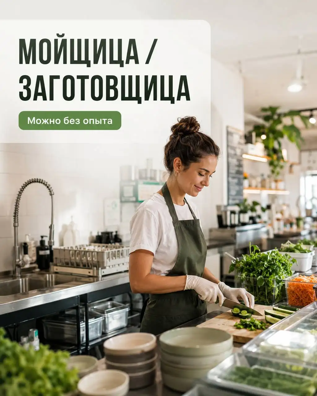 Мойщица-заготовщица - Вакансии (Работа) в Москва