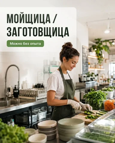 Мойщица-заготовщица - Логистика в Москва