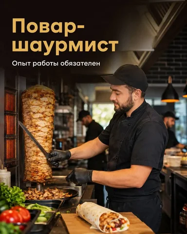 Повар-шаурмист - Работа в Москва