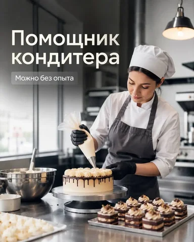 Помощник кондитера - Маникюр и педикюр в Москва